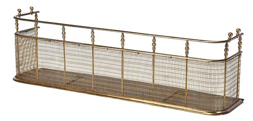 BRITISH BRASS FIRE FENDER19th