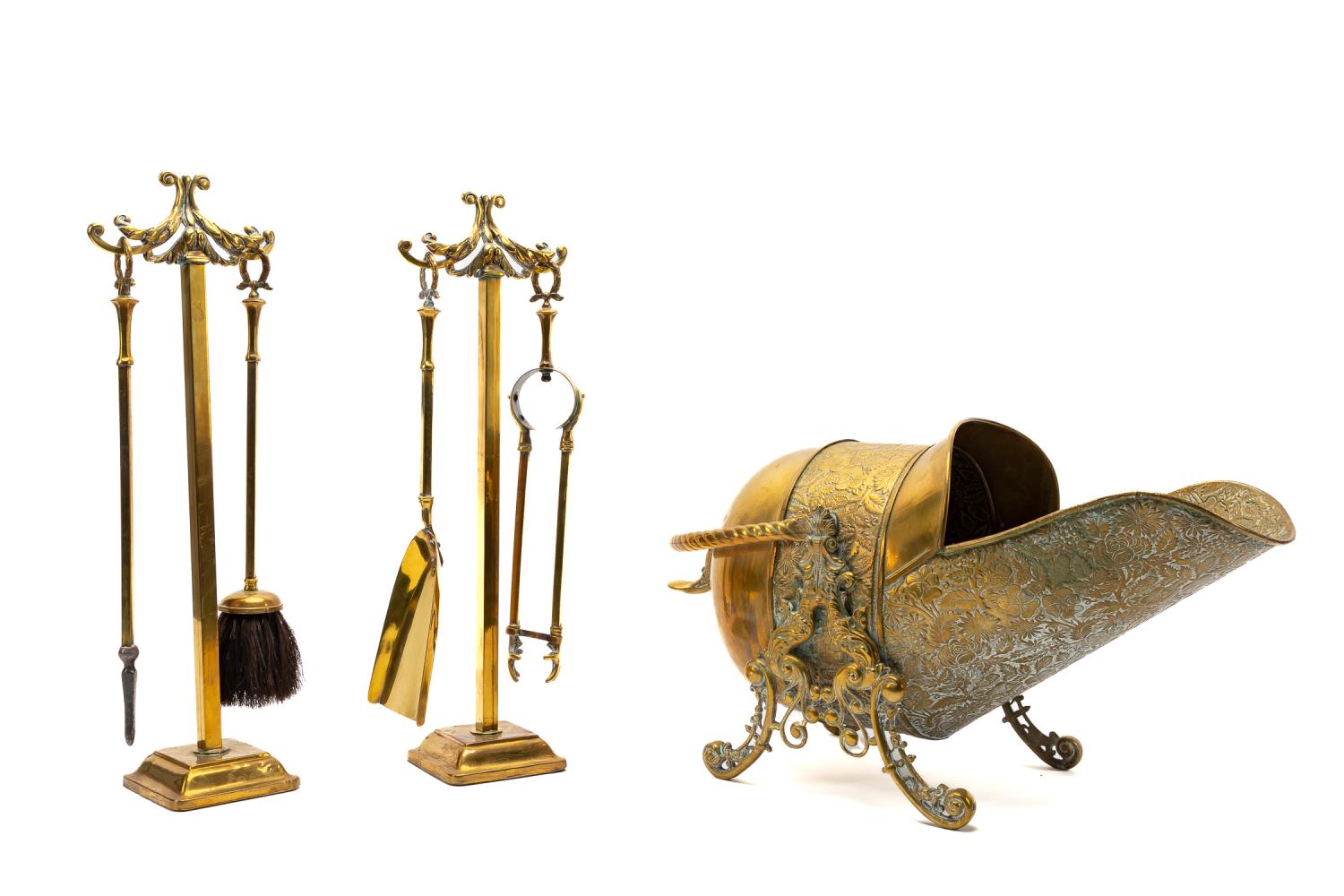 BRITISH BRASS FIREPLACE ACCESSORY