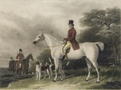 BRITISH BUCKNELL HUNT SCENE PR