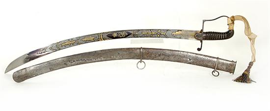 British cavalry sword and