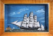 BRITISH CLIPPER SHIP AND PILOT