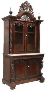 BRITISH COLONIAL ROSEWOOD BOOK