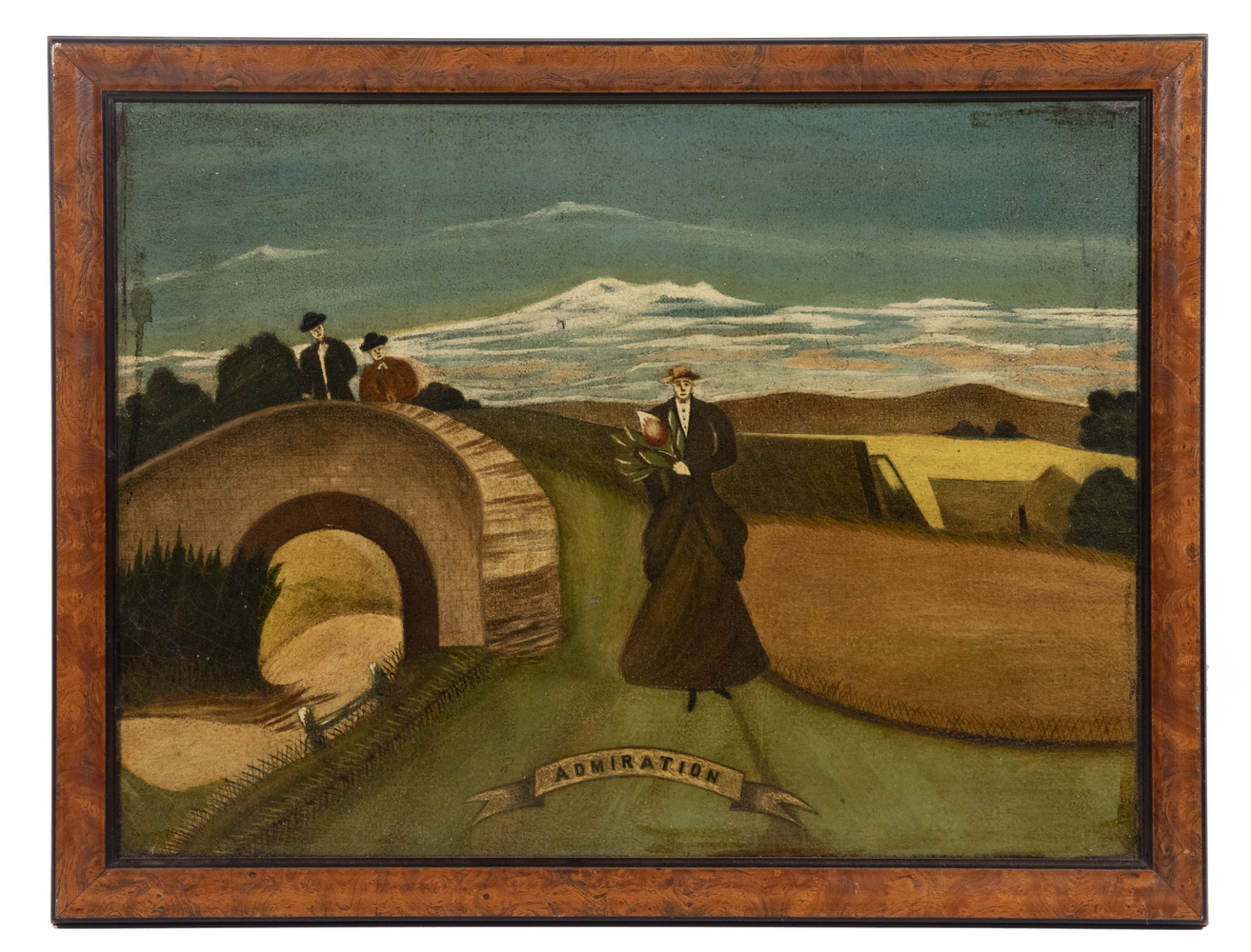 BRITISH FOLK ART PAINTING, CIRCA