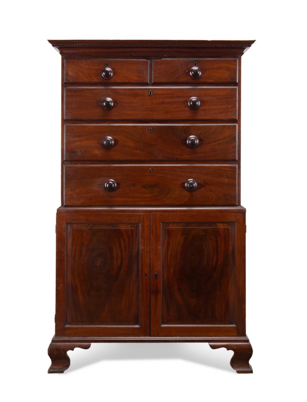 BRITISH GEORGIAN STYLE MAHOGANY