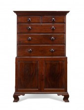 BRITISH GEORGIAN STYLE MAHOGAN