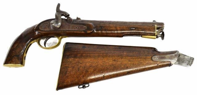 BRITISH M1856 PERCUSSION PISTOL &