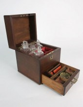 BRITISH MAHOGANY APOTHECARY'S