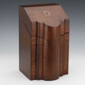 BRITISH MAHOGANY LETTERS/STATI