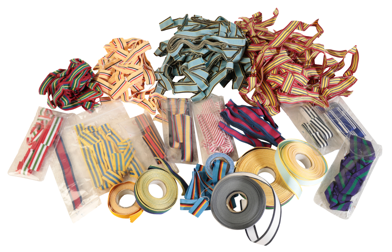 BRITISH MINIATURE MEDAL RIBBONS A