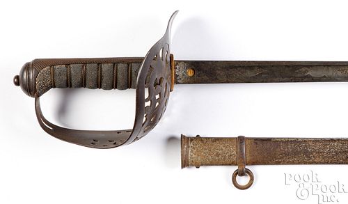 BRITISH OFFICER'S SWORD AND