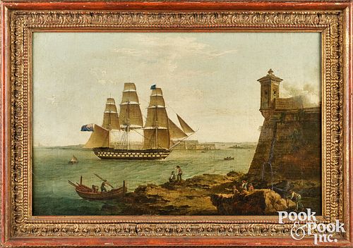 BRITISH OIL ON CANVASBritish oil on