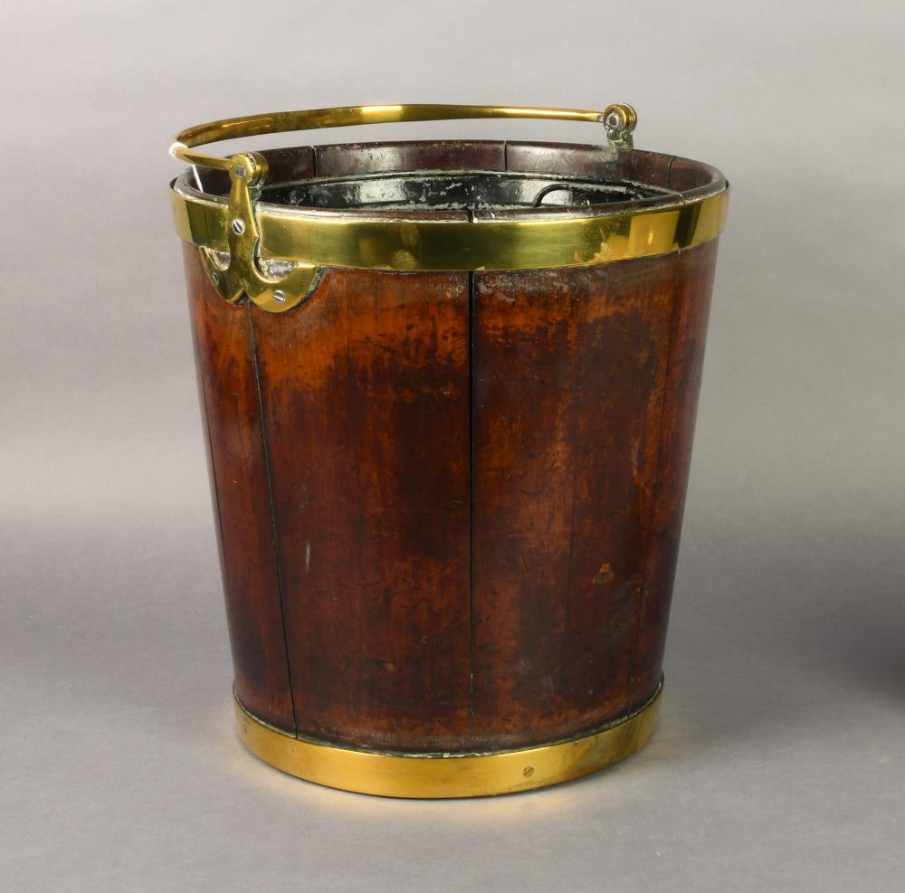 BRITISH OR IRISH MAHOGANY AND BRASS