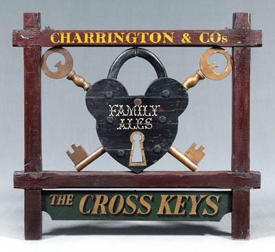British paint decorated pub sign,