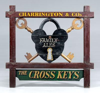British paint decorated pub sign,