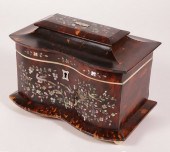 BRITISH REGENCY ANTIQUE TORTOI