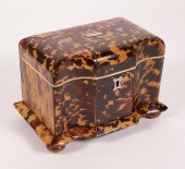 BRITISH REGENCY ANTIQUE TORTOI