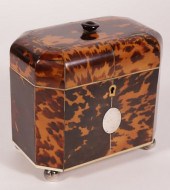 BRITISH REGENCY ANTIQUE TORTOI