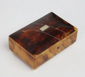 BRITISH REGENCY ANTIQUE TORTOI