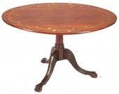 BRITISH REGENCY MAHOGANY BRASS