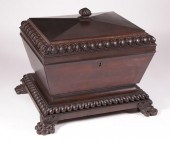BRITISH REGENCY MAHOGANY CELLA