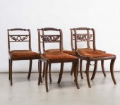 BRITISH REGENCY PERIOD MAHOGAN