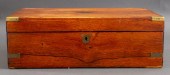 BRITISH ROSEWOOD CAMPAIGN DESK