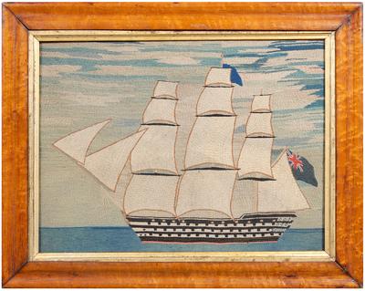 British sailor&#39;s woolwork,