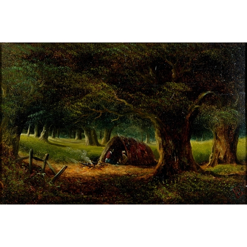 British School, 19th c - Gypsies