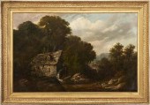 BRITISH SCHOOL, 19TH C. O/C LA