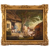 BRITISH SCHOOL, 19TH C. RETURN