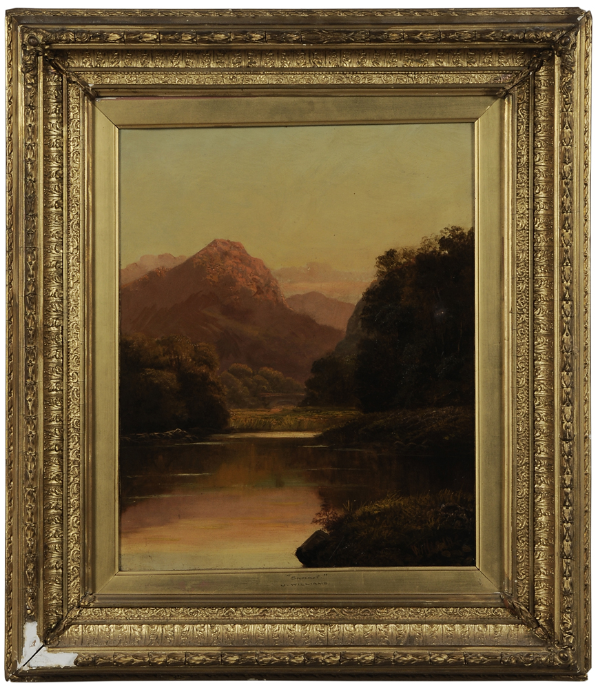 British School (19th century) River