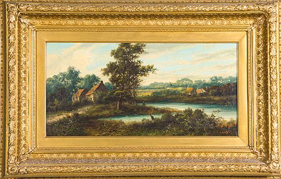 British school (19th century) RIVER