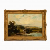 BRITISH SCHOOL HORSE CART LAND