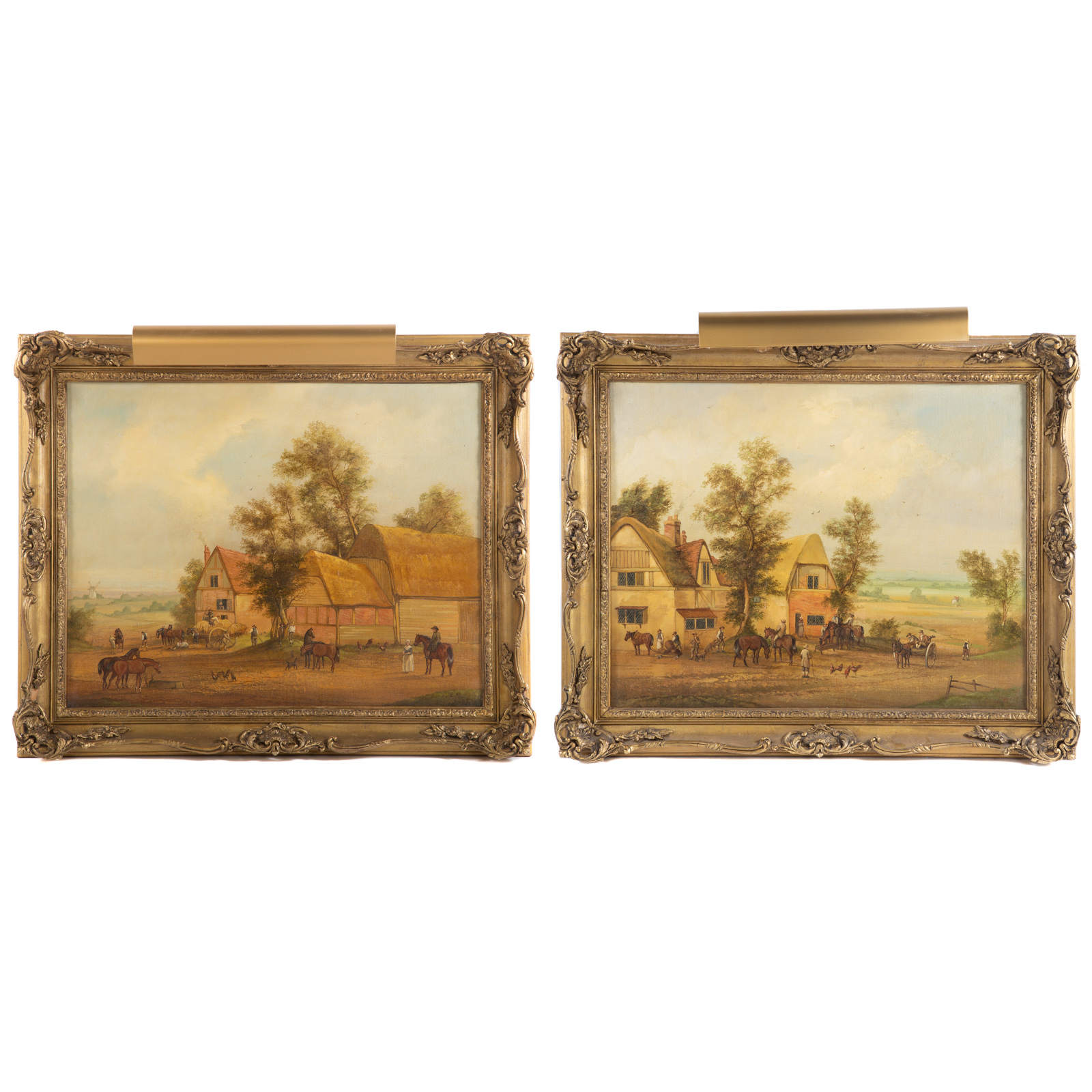 BRITISH SCHOOL, LATE 19TH C. A PAIR