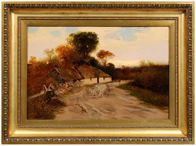 British School painting, shepherd