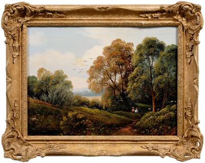 British School painting, two