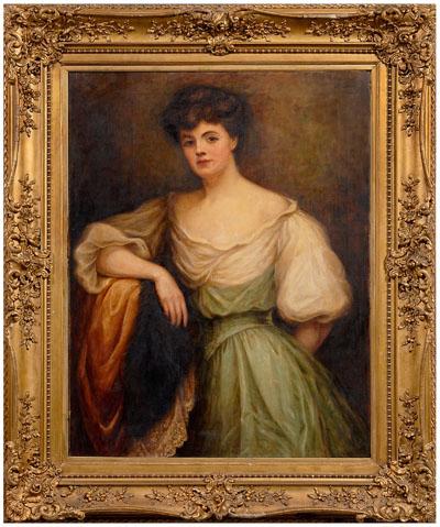 British School portrait, "Mrs.