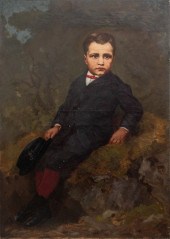 BRITISH SCHOOL PORTRAIT OF A B