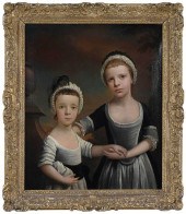 BRITISH SCHOOL PORTRAIT OF TWO