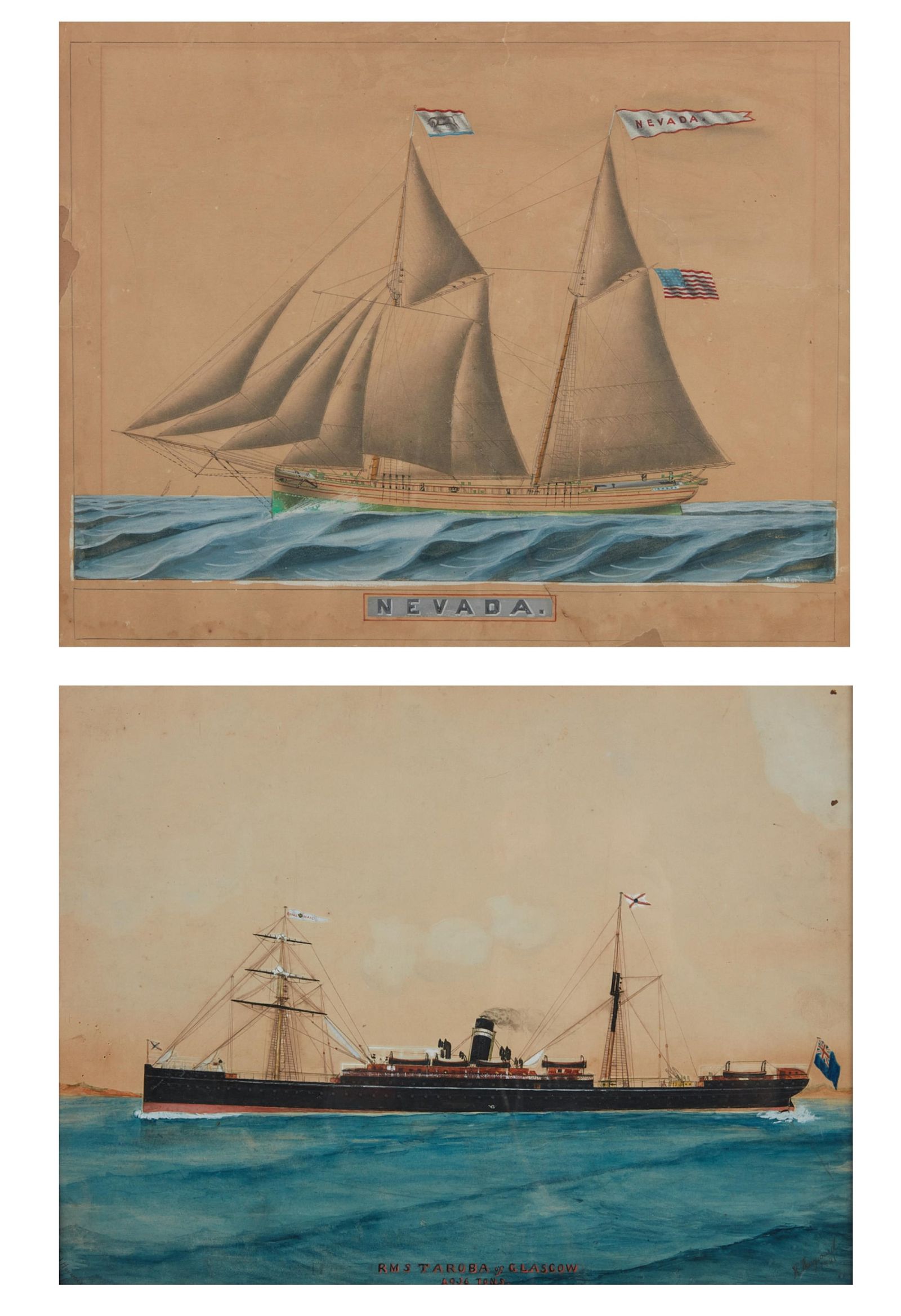 BRITISH SCHOOL, RMS TAROBA OF