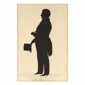 BRITISH SCHOOL SILHOUETTE OF S