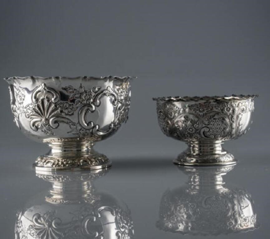 BRITISH STERLING SILVER FOOTED