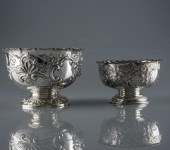 BRITISH STERLING SILVER FOOTED