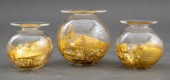 BRITISH STUDIO ART VASES, 3, 1