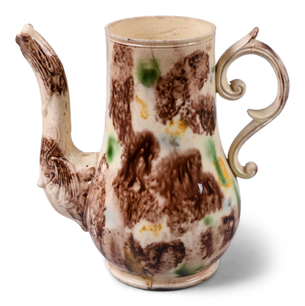 BRITISH 'TORTOISESHELL' CREAMWARE