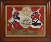 BRITISH WOOLWORK 19TH CENTURY