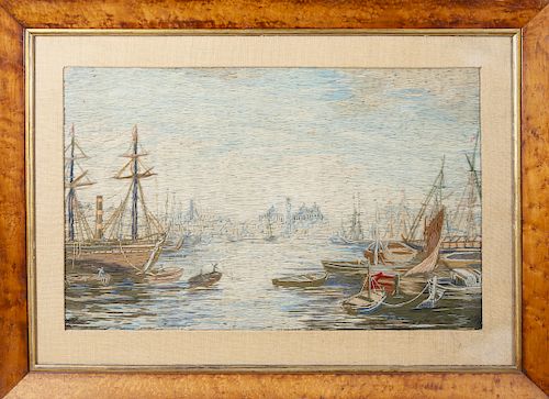 BRITISH WOOLWORK "ACTIVE HARBOR
