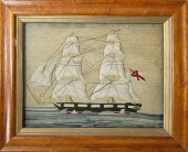 BRITISH WOOLWORK "TWO-MASTED M