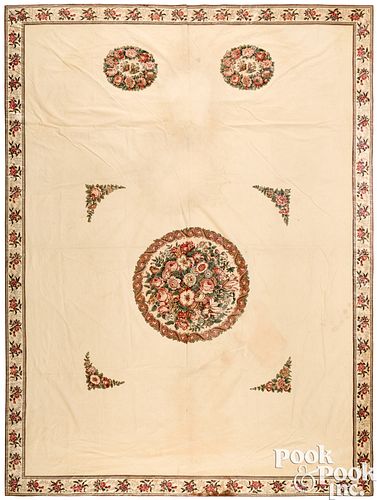 BRODERIE PERSE SUMMER QUILT TOP,