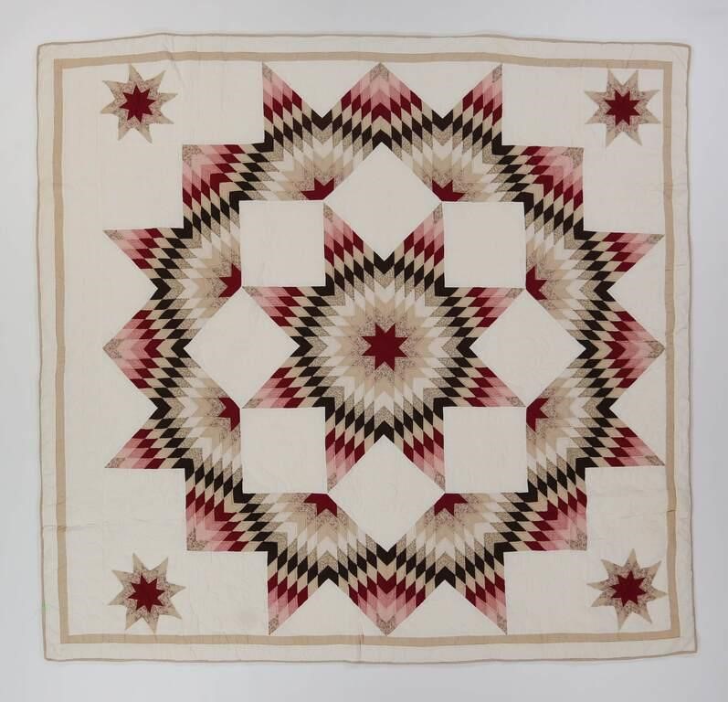 BROKEN STAR PATTERN HAND STITCHED